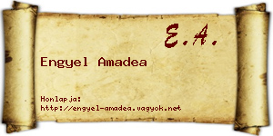 Engyel Amadea névjegykártya